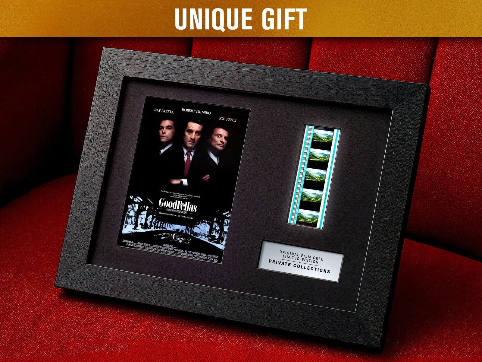 GOODFELLAS (1990) Certified 35mm Film Cells in an LED Backlit Frame