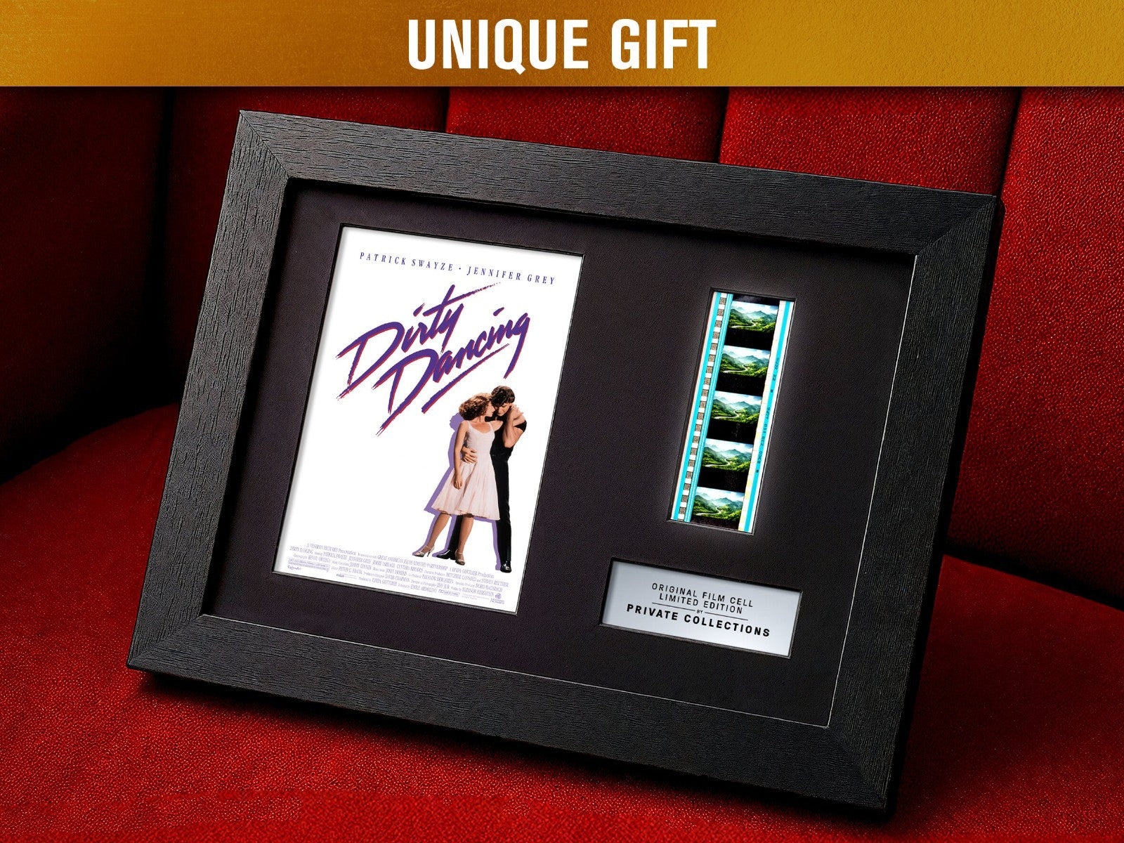 DIRTY DANCING (1987) Certified 35mm Film Cells in an LED Backlit Frame