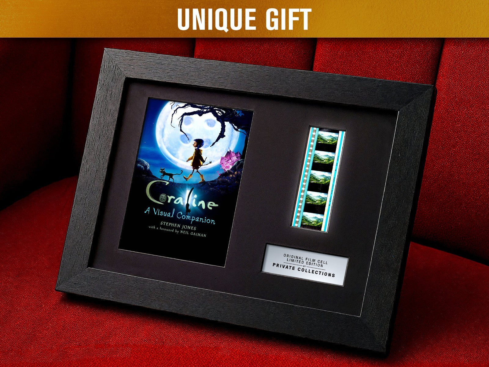 CORALINE (2009) Certified 35mm Film Cells in an LED Backlit Frame