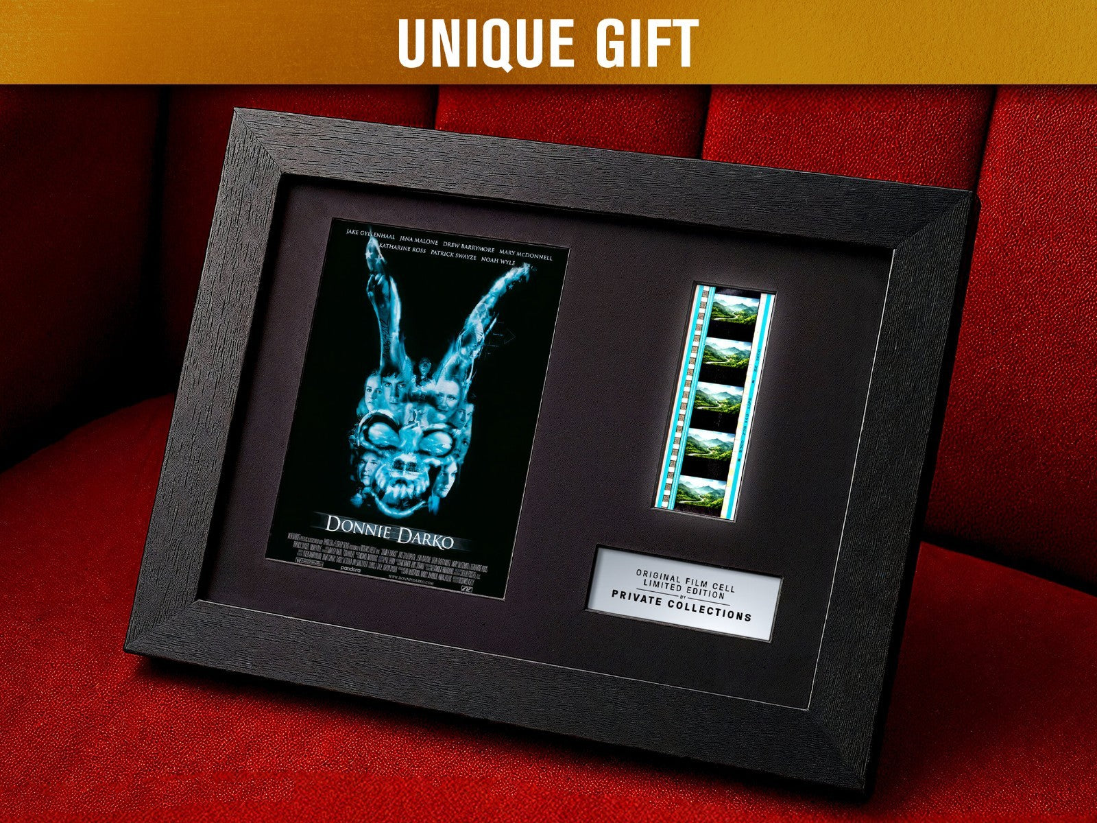 DONNIE DARKO (2001) Certified 35mm Film Cells in an LED Backlit Frame