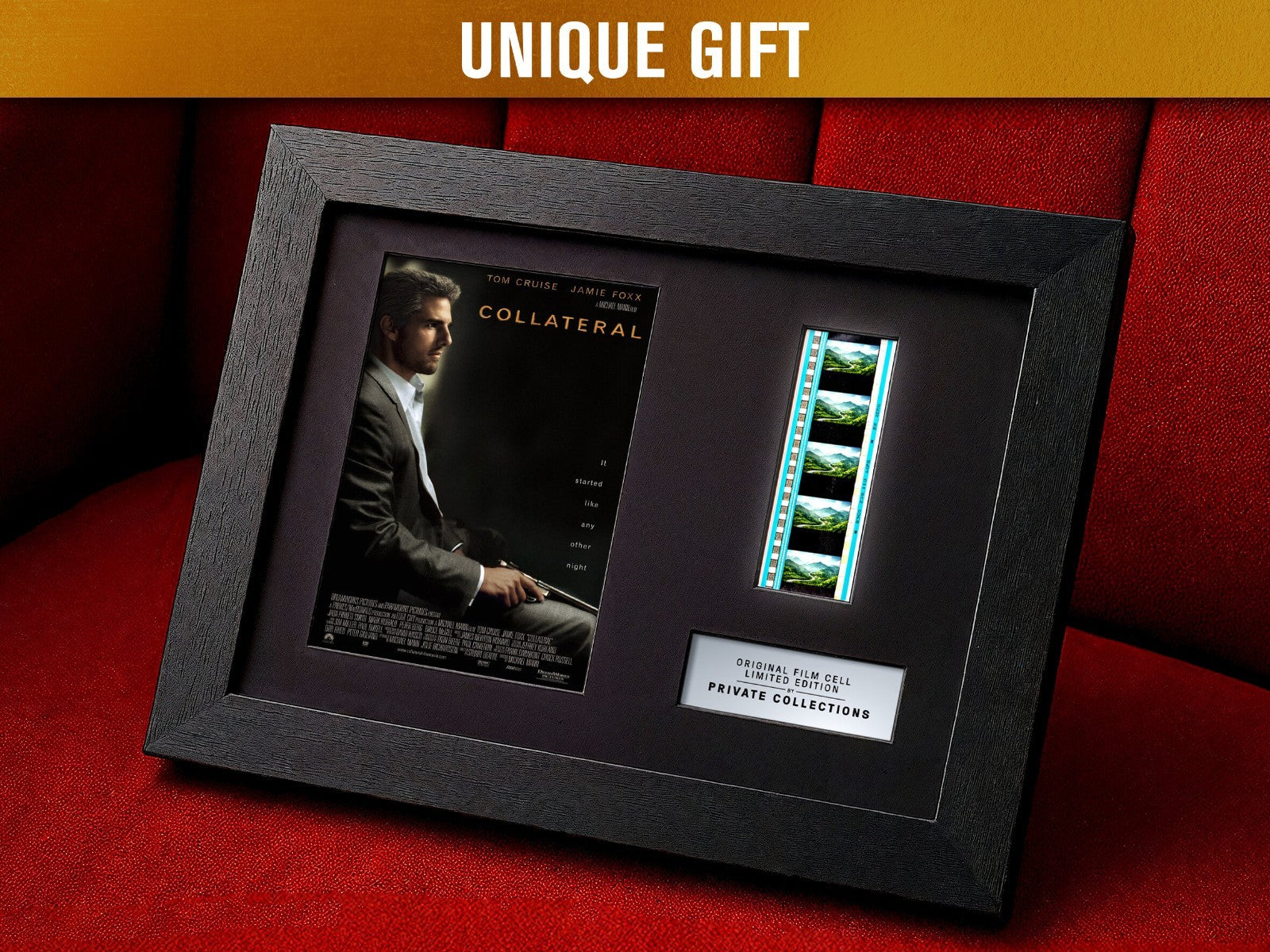 COLLATERAL (2004) Certified 35mm Film Cells in an LED Backlit Frame