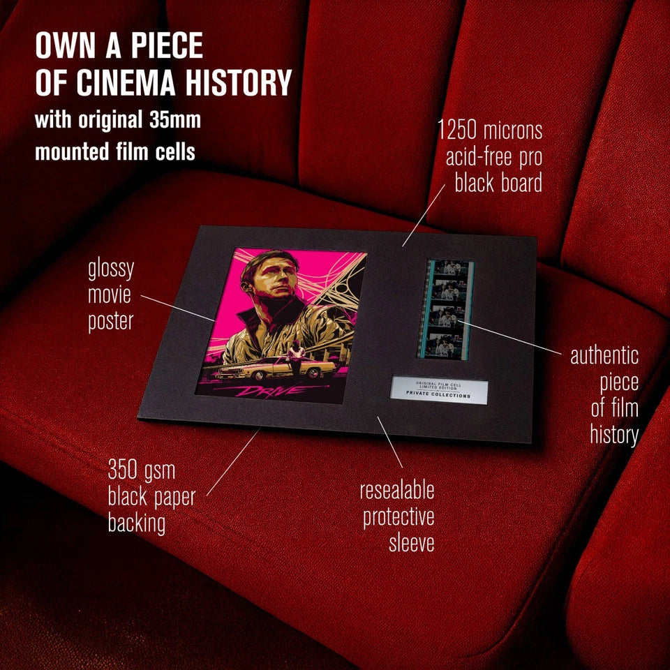 DRIVE (2011) Certified 35mm Film Cells in an LED Backlit Frame