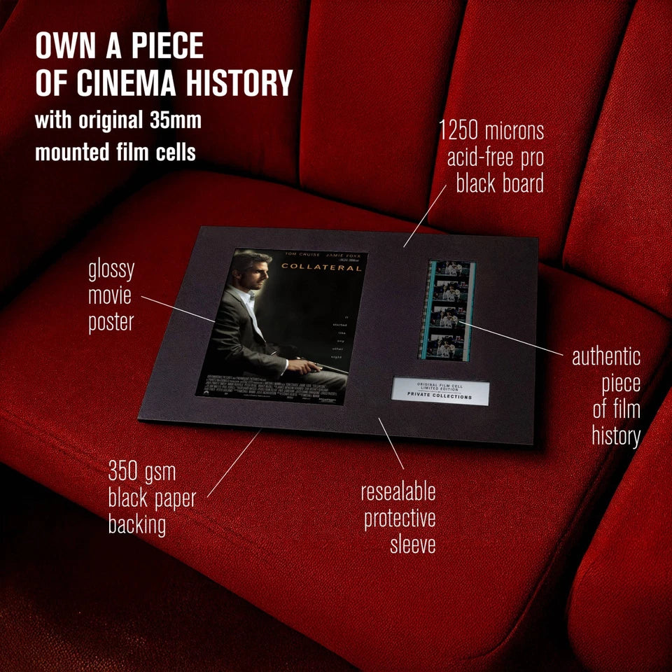 COLLATERAL (2004) Certified 35mm Film Cells in an LED Backlit Frame