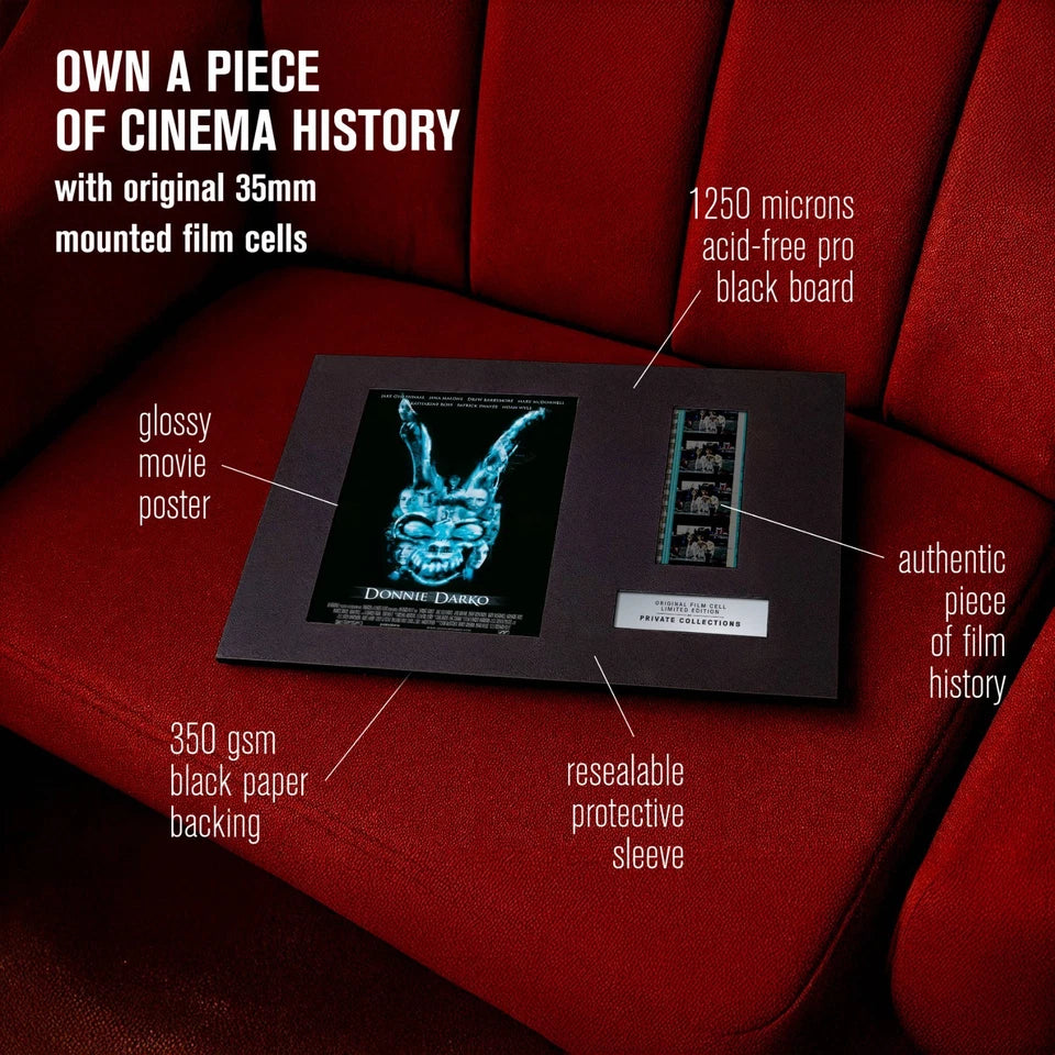 DONNIE DARKO (2001) Certified 35mm Film Cells in an LED Backlit Frame