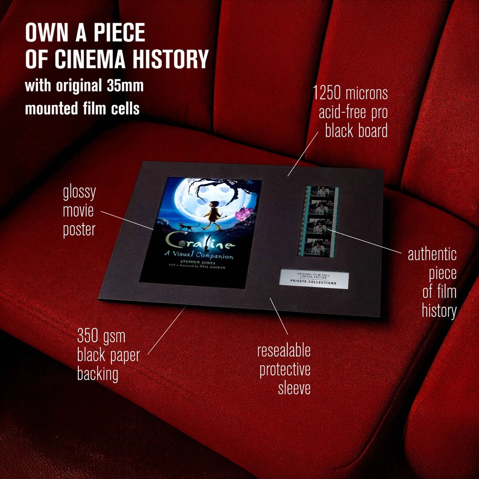 CORALINE (2009) Certified 35mm Film Cells in an LED Backlit Frame