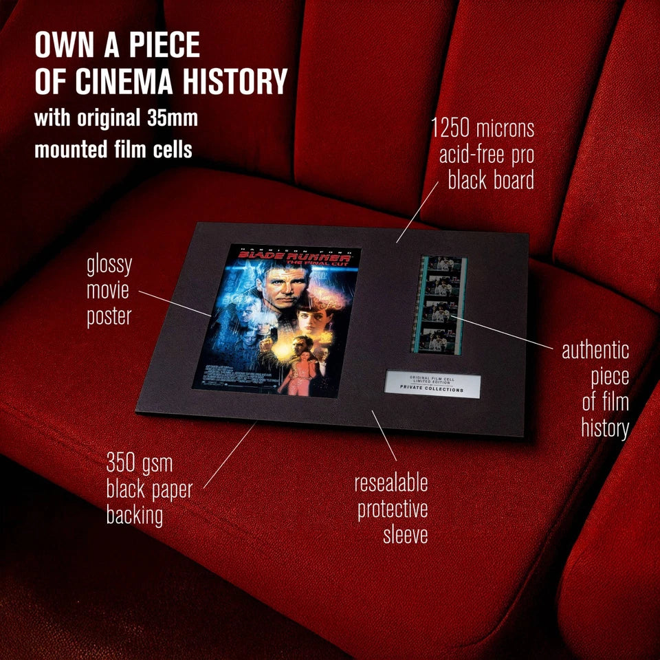 BLADE RUNNER (1982) Certified 35mm Film Cells in an LED Backlit Frame