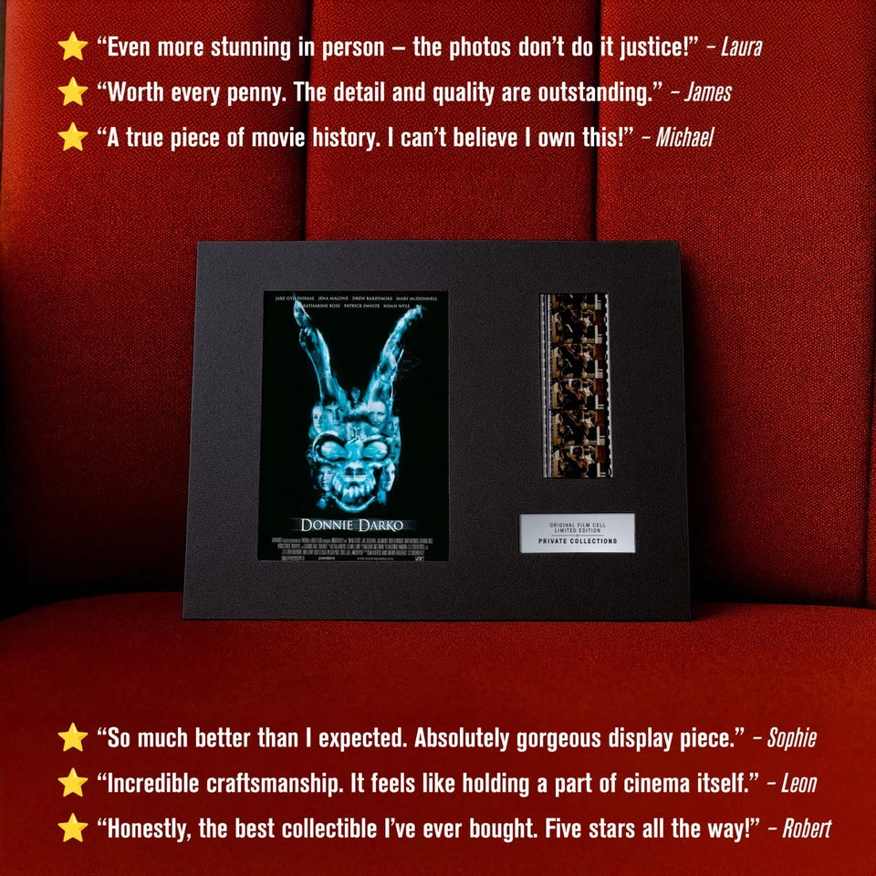 DONNIE DARKO (2001) Certified 35mm Film Cells in an LED Backlit Frame
