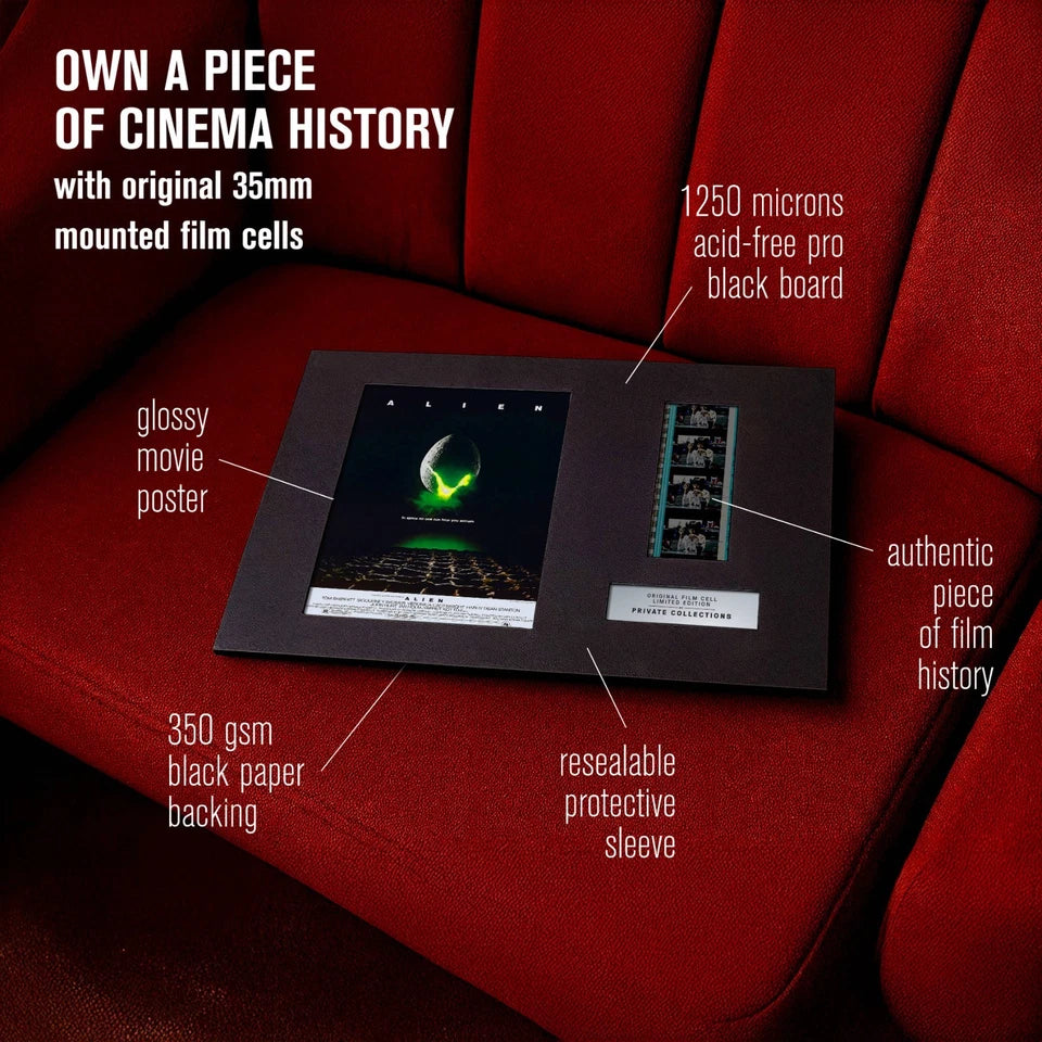 ALIEN (1979) Certified 35mm Film Cells in an LED Backlit Frame