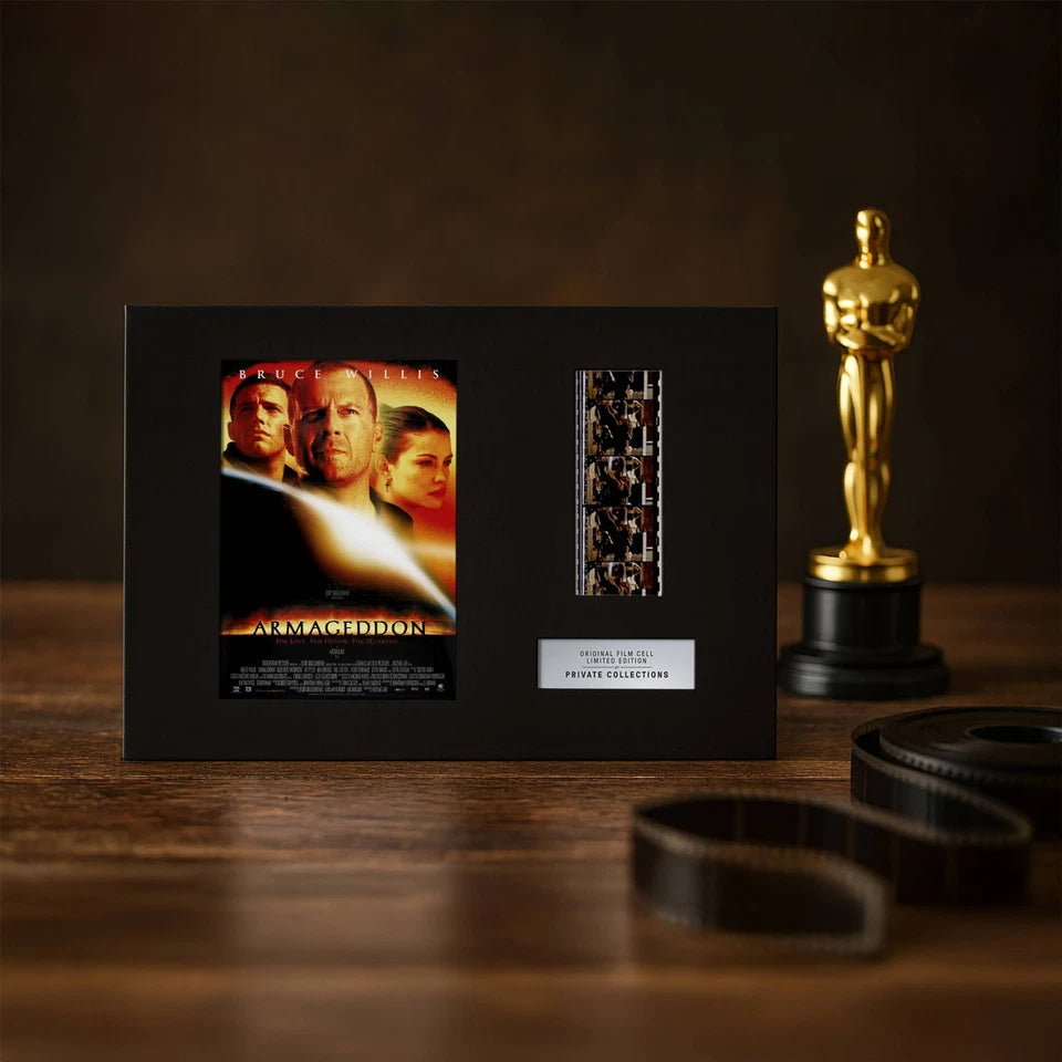 ARMAGEDDON (1998) Certified 35mm Film Cells in an LED Backlit Frame