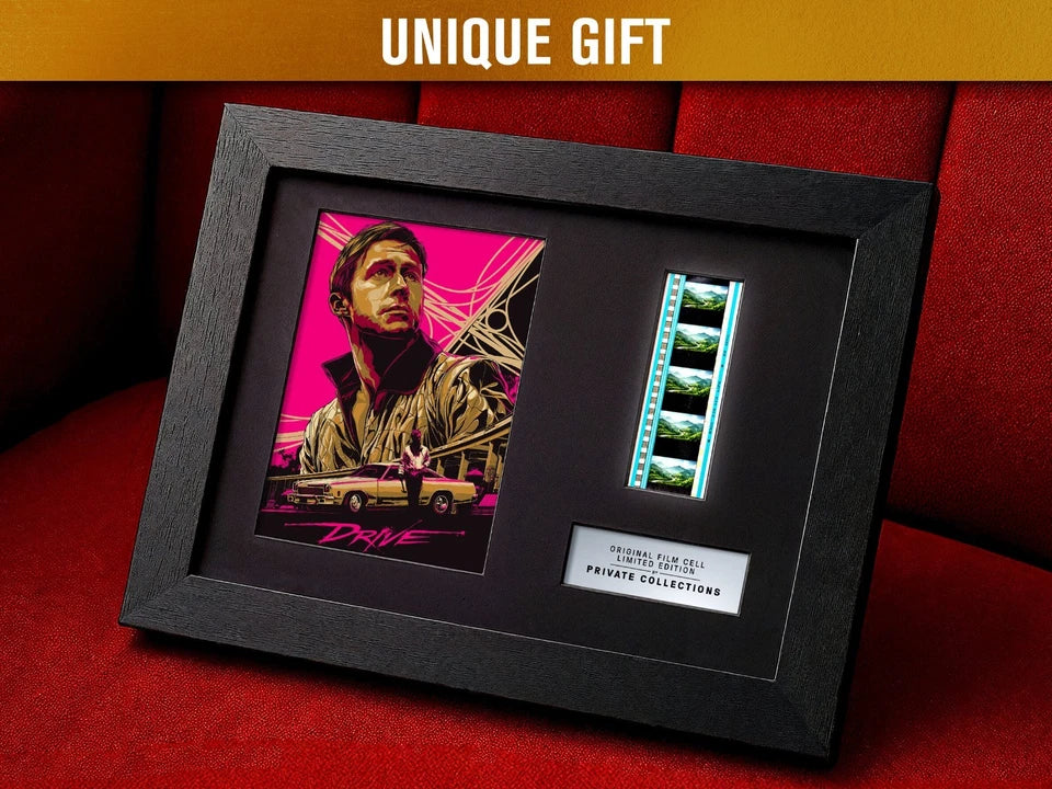 DRIVE (2011) Certified 35mm Film Cells in an LED Backlit Frame