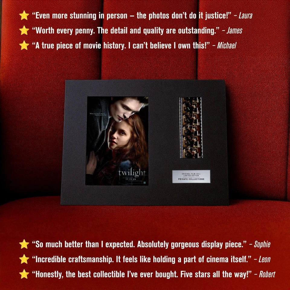 TWILIGHT (2008) Certified 35mm Film Cells in an LED Backlit Frame