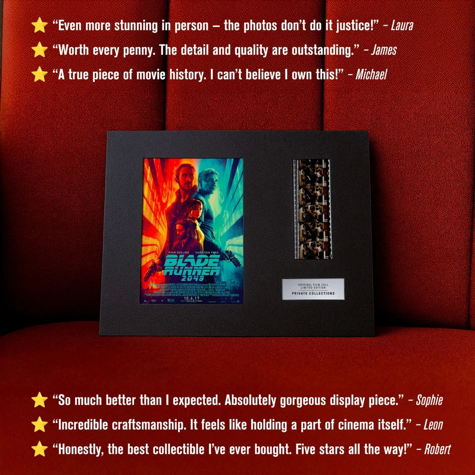 BLADE RUNNER 2049 (2017) Certified 35mm Film Cells in an LED Backlit Frame