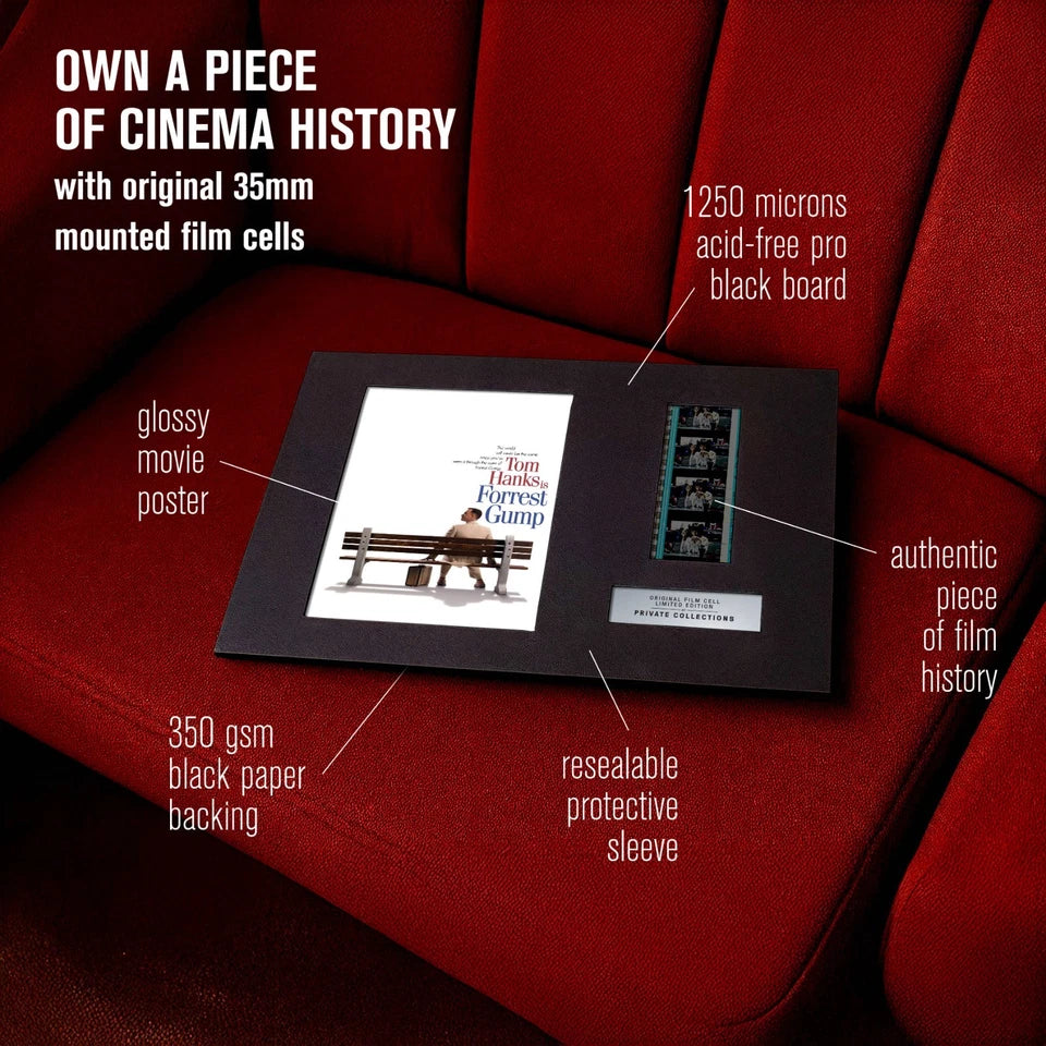 FORREST GUMP (1994) Certified 35mm Film Cells in an LED Backlit Frame