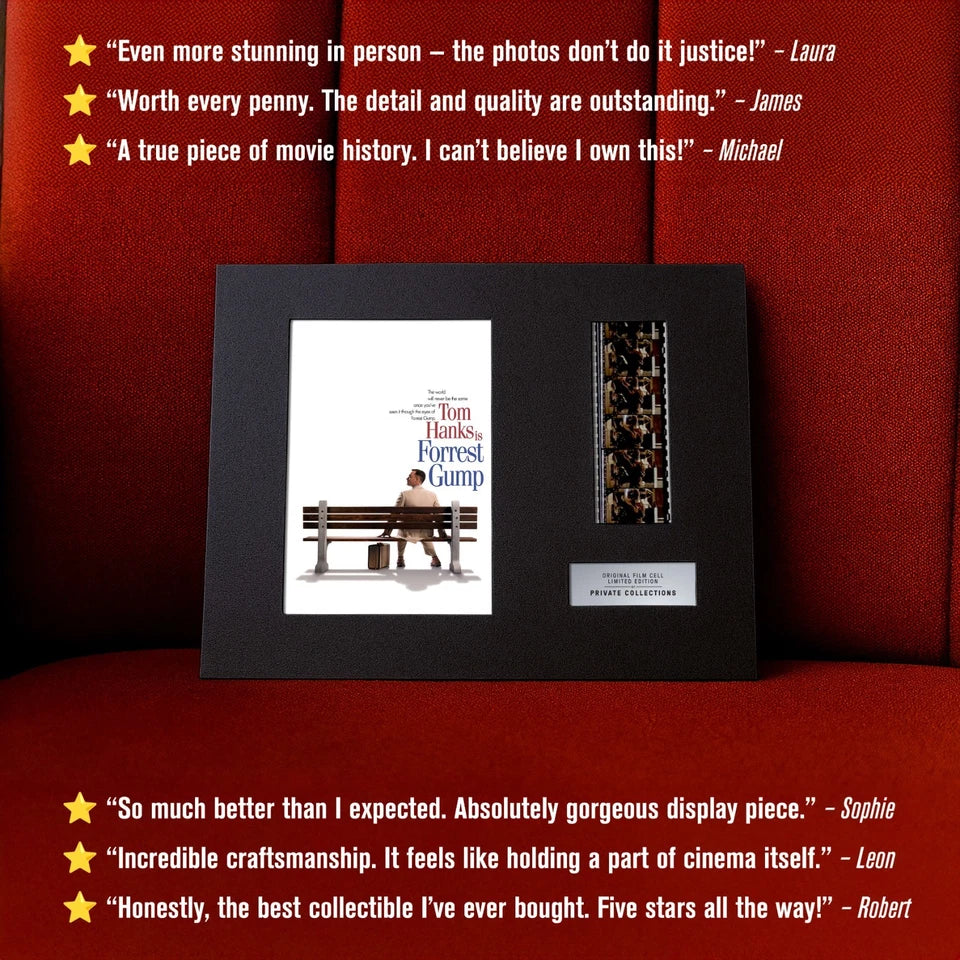 FORREST GUMP (1994) Certified 35mm Film Cells in an LED Backlit Frame